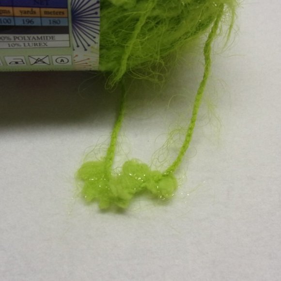 Yarn Bee Labyrinth Yarn Lot, Riddle Red & Gateway Lime 3.5 oz Skeins, Scarf Yarn - Picture 4 of 4